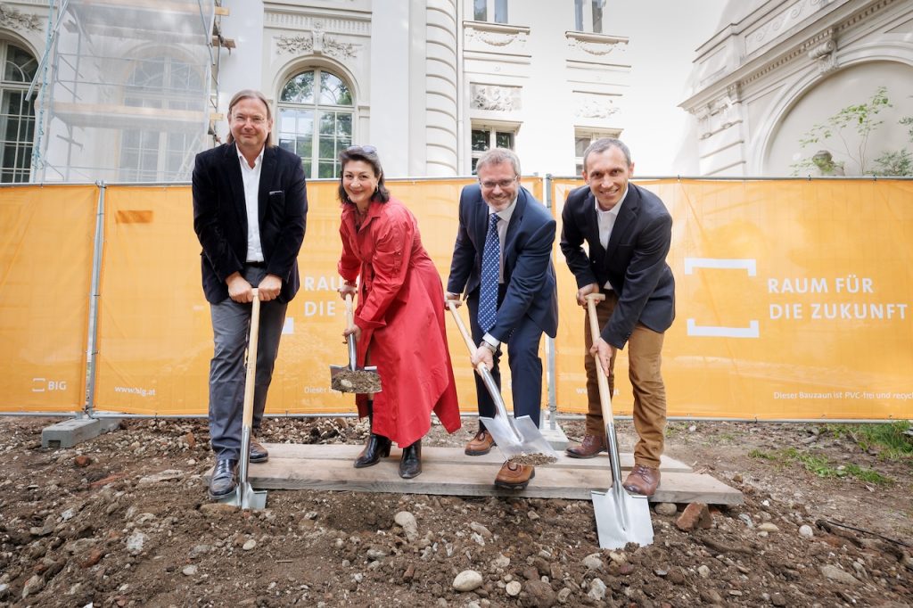 Groundbreaking at the new location of the Complexity Science Hub in Metternichgasse © Joseph Krpelan