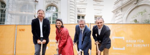 Groundbreaking at the new location of the Complexity Science Hub in Metternichgasse © Joseph Krpelan