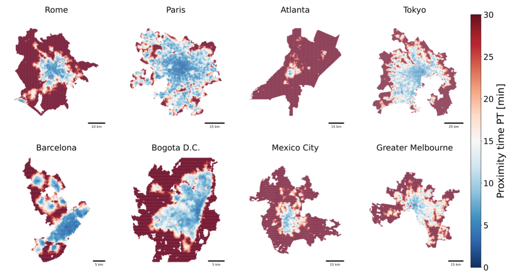 Complexity Science Hub's External Faculty member Vittorio Loreto provide a worldwide quantification of how close cities are to the ideal of the 15-minute city